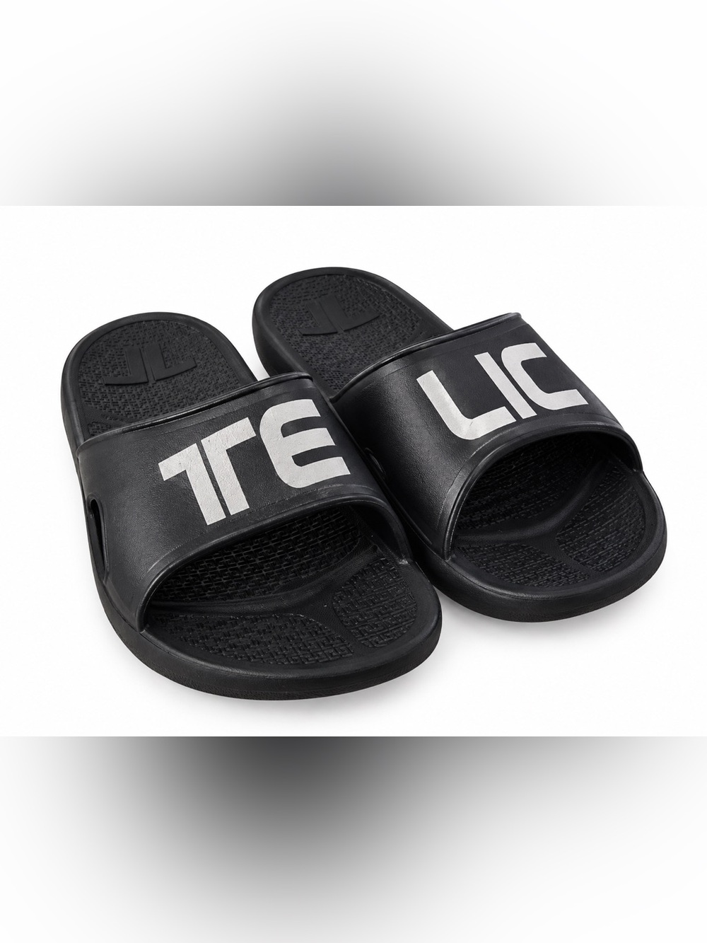Telic Recharge Black Sport Recovery Slides US Women’s 10 Men 9 ML(Medium Large)